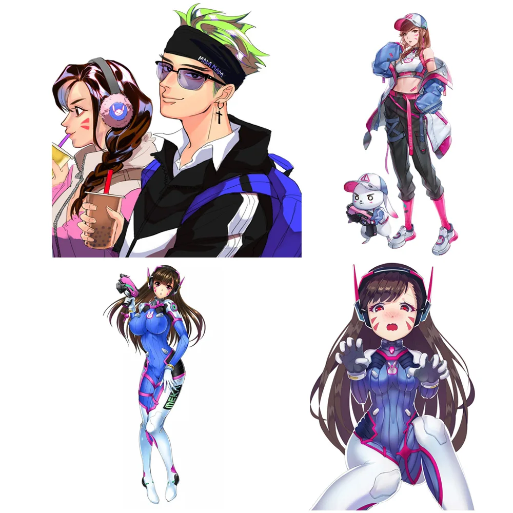 

Sexy Anime Girl Car Stickers D VA Sticker Refrigerator Motorcycle Decorative Decals PVC Waterproof
