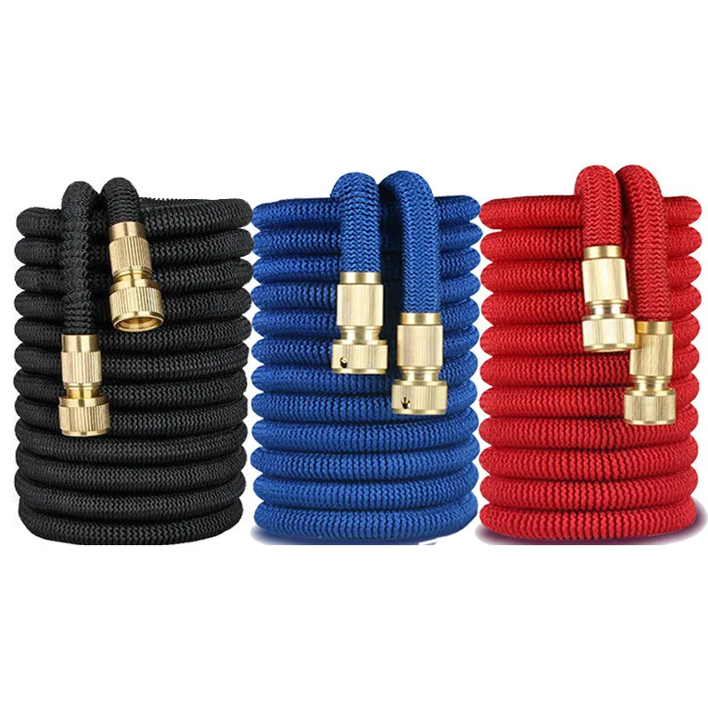 Home Garden Expandable Watering Hose High Pressure Flexible Car Wash Irrigation Magic Pipe