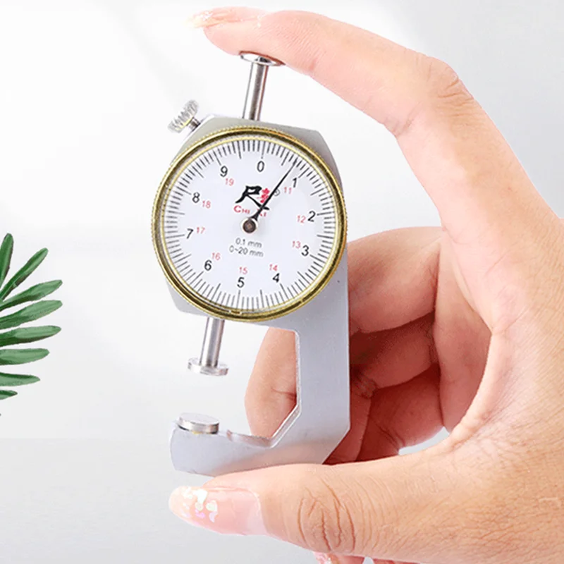 1Pcs 0-10/20/30mm Dial Thickness Gauge Leather Paper Thickness Meter Tester For Leather Flim Paper thickness gauge