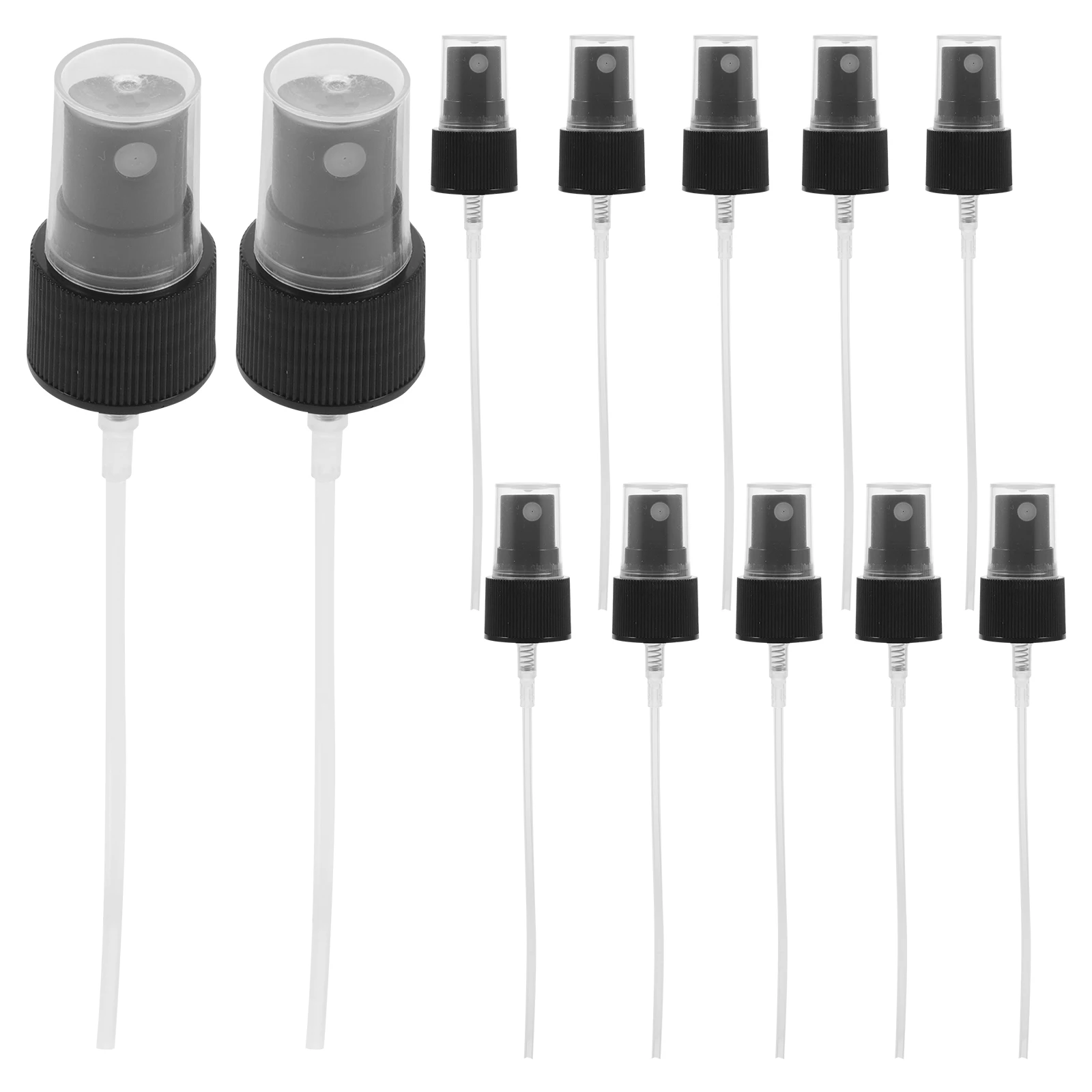 20pcs Spray Bottle Tops Fine Mist Spray Bottle Heads Perfume Sprayer Replacement Refillable Bottles Accessories For Travel