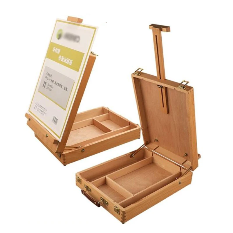 Paint Brushes Organizer Desktop Laptop Box Easel Painting Hardware Accessories Multifunctional Painting Suitcase Art Supplies