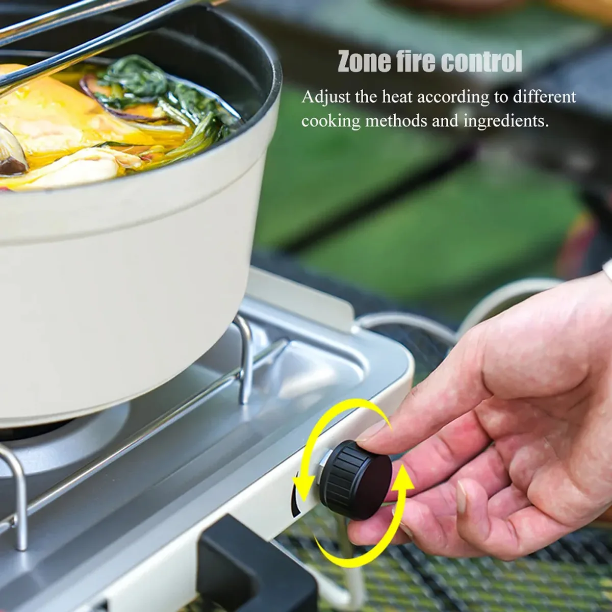Portable 2-Burner Camping Stove 2