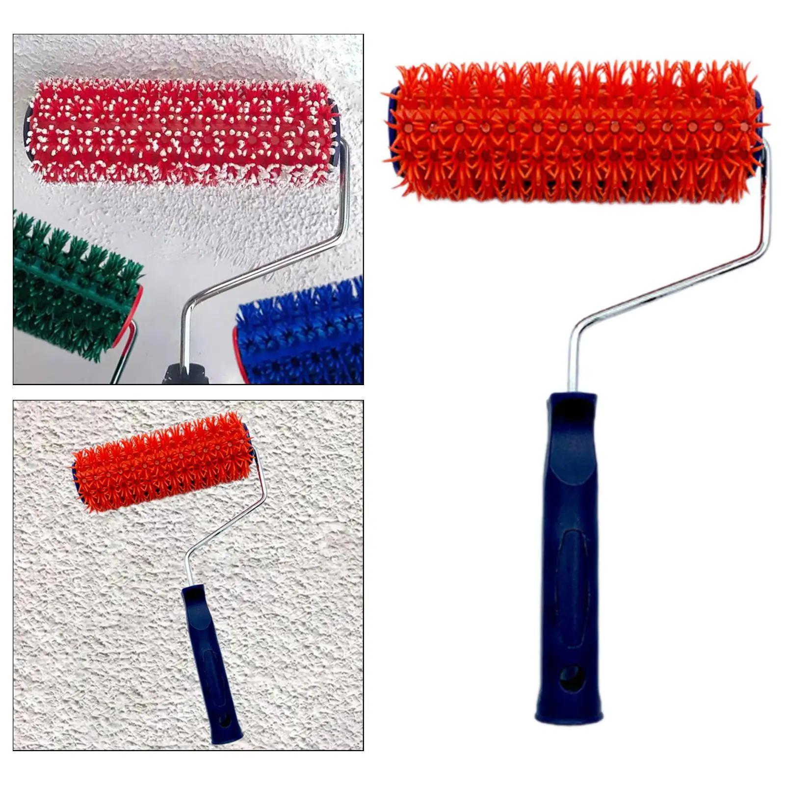 Paint Roller Smooth Rolling with Handle Accessory Painting Roller Brush DIY Art Paint Tool for Home Finishing and Improvement Paint Roller Smooth Rolling with Handle Accessory Painting Roller Brush DIY Art Paint Tool for Home Finishing and Improvement
