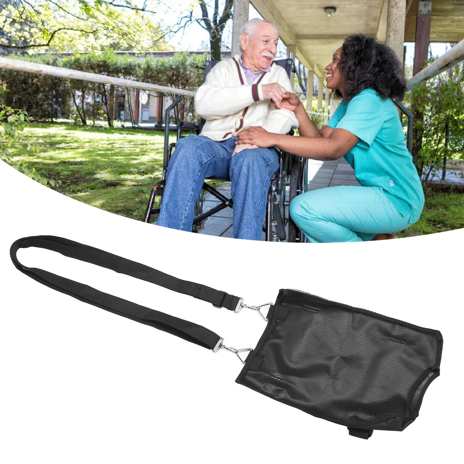Catheter Bag Holder Catheter Bag Holder High Capacity Mesh Urine Drainage Bag Hanging Cover Bags For Elderly Drain Carrier Pouch 5