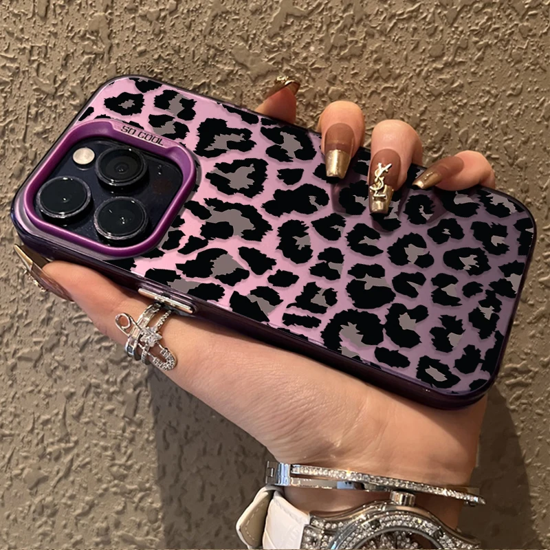 Stylish Aesthetic Leopard Print Phone Case