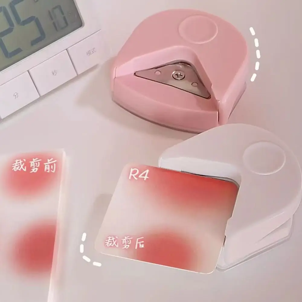 고품질 휴대용 R4 코너 라운더 앵글 펀치 사진 미니 R4 필렛 커터 DIY 스크랩북 공예 카드 라운드 커터