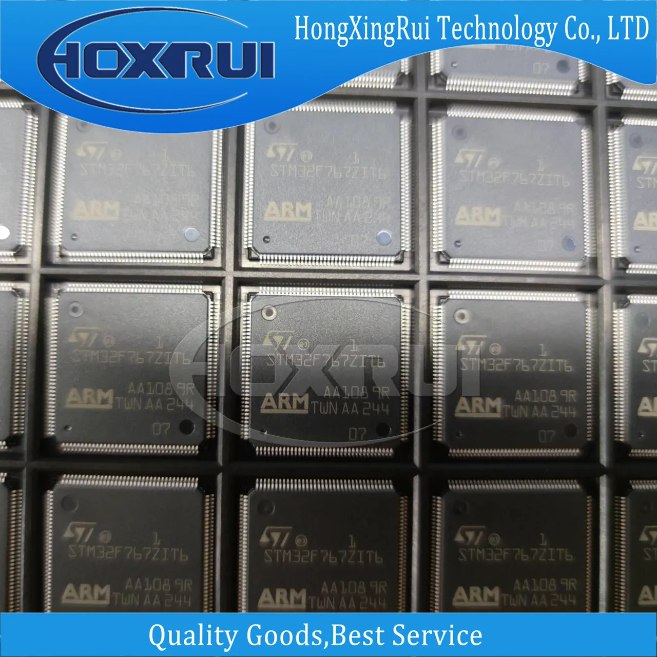 

STM32F767ZIT6 LQFP-144 MCU Microcontroller 32-bit ART Accelerator ARM Cortex-M7 216MHz 2MB 512KB