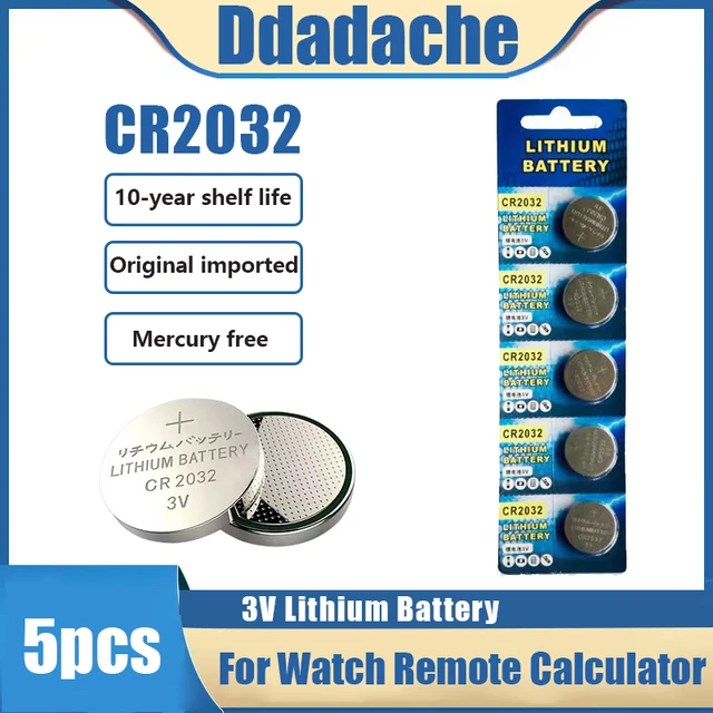 Original CR2032 DL2032 ECR2032 BR2032 2032 CR 2032 3V Lithium Button