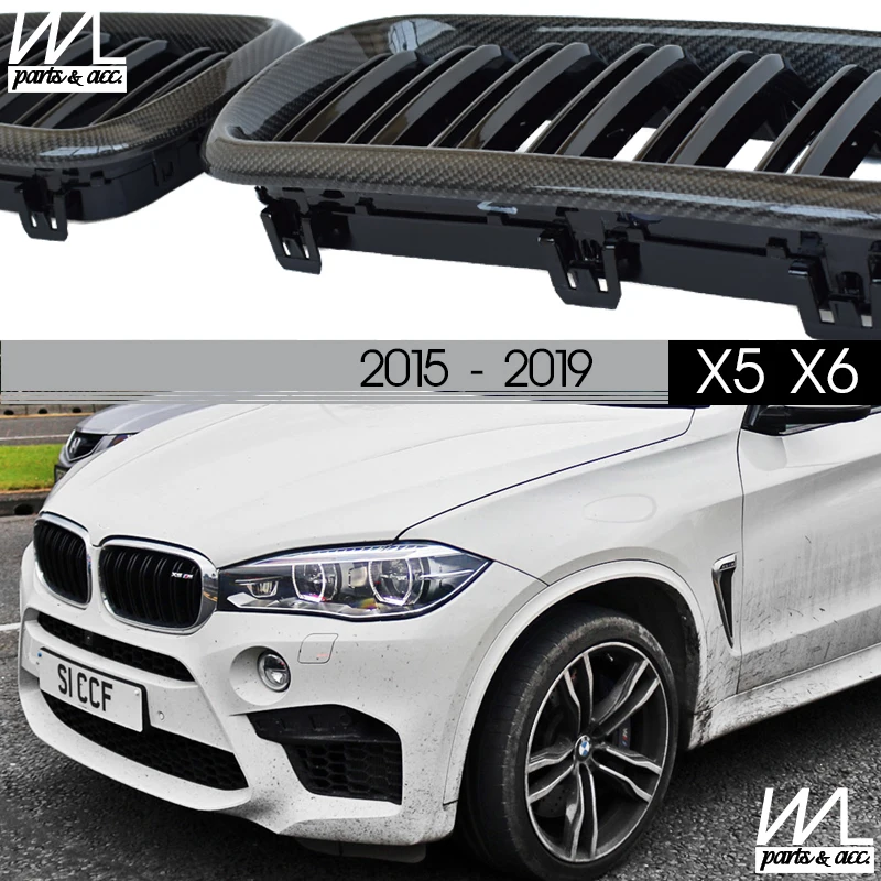 RW Carbon BMW F15 F16 F85 F86 Carbon Fiber Grilles