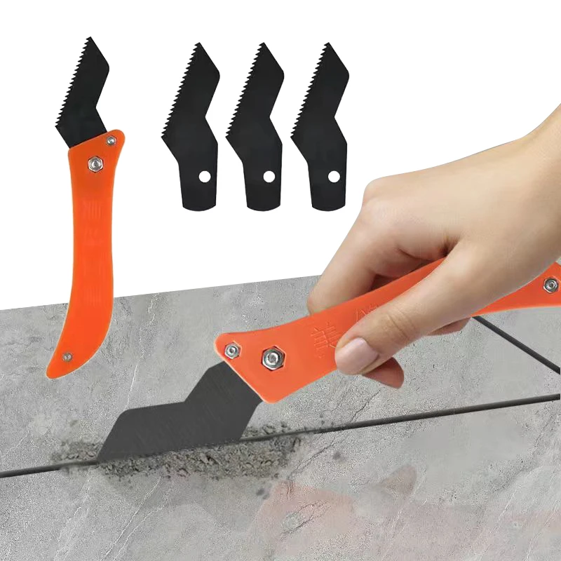 

Tungsten Carbide Cutter Blade for Tile Gap Grout Cleaning Remover Wall Floor Tiles Joint Cleaner Wallpaper Paint Scraper Tool