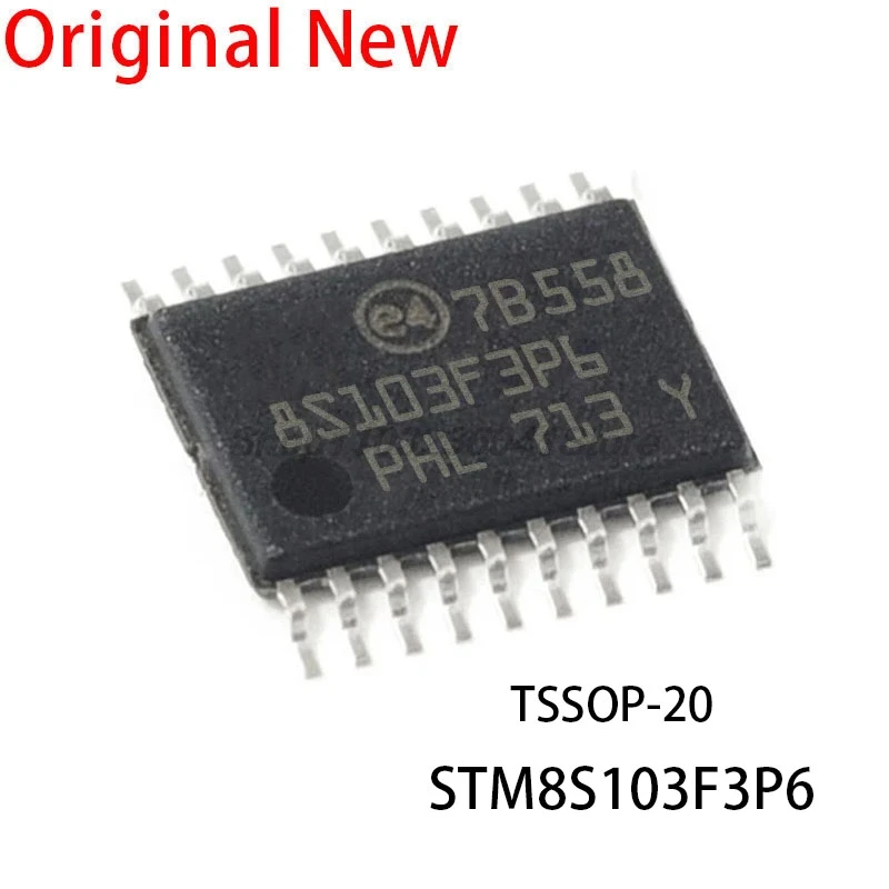 10pcs stm8s103f3p6 TSSOP-20 stm stm8 stm8s stm8s103 stm8s103f stm8s103f3 ic mcu 8bit 8kb blitz