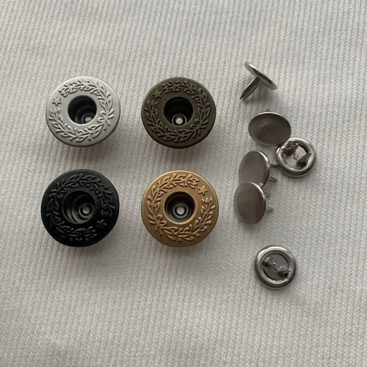 Spot YKK Double Needle H-shaped Buckle JX82 (27L) 17MM Wheat Ear One Star Moon Gui Buckle Denim Bag Bottom Flat 2