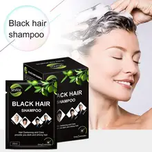 

sevich 25ml Black Hair Shampoo Mild Fast Dyeing Black Unisex Black Fast Hair Dye for Hair Salon