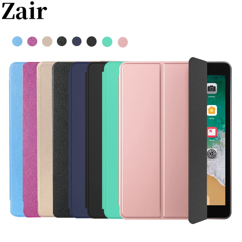 For Ipad Air Mini Pro 1 2 3 4 5 6 7 8 9 10 9.7 10.5 11 5th 6th 7th 8th 9th  Case Slim Wake Smart Cover Pu Leather Tri-fold Coque - Tablets & E-books  Case - AliExpress