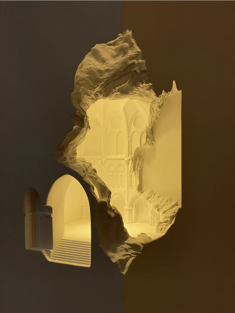 Modern Wall Sconces Indoor Corner Embedded Wall Lamp for Bedroom Living Room Wall Light Fixture Bedside Wall Sconce Lighting