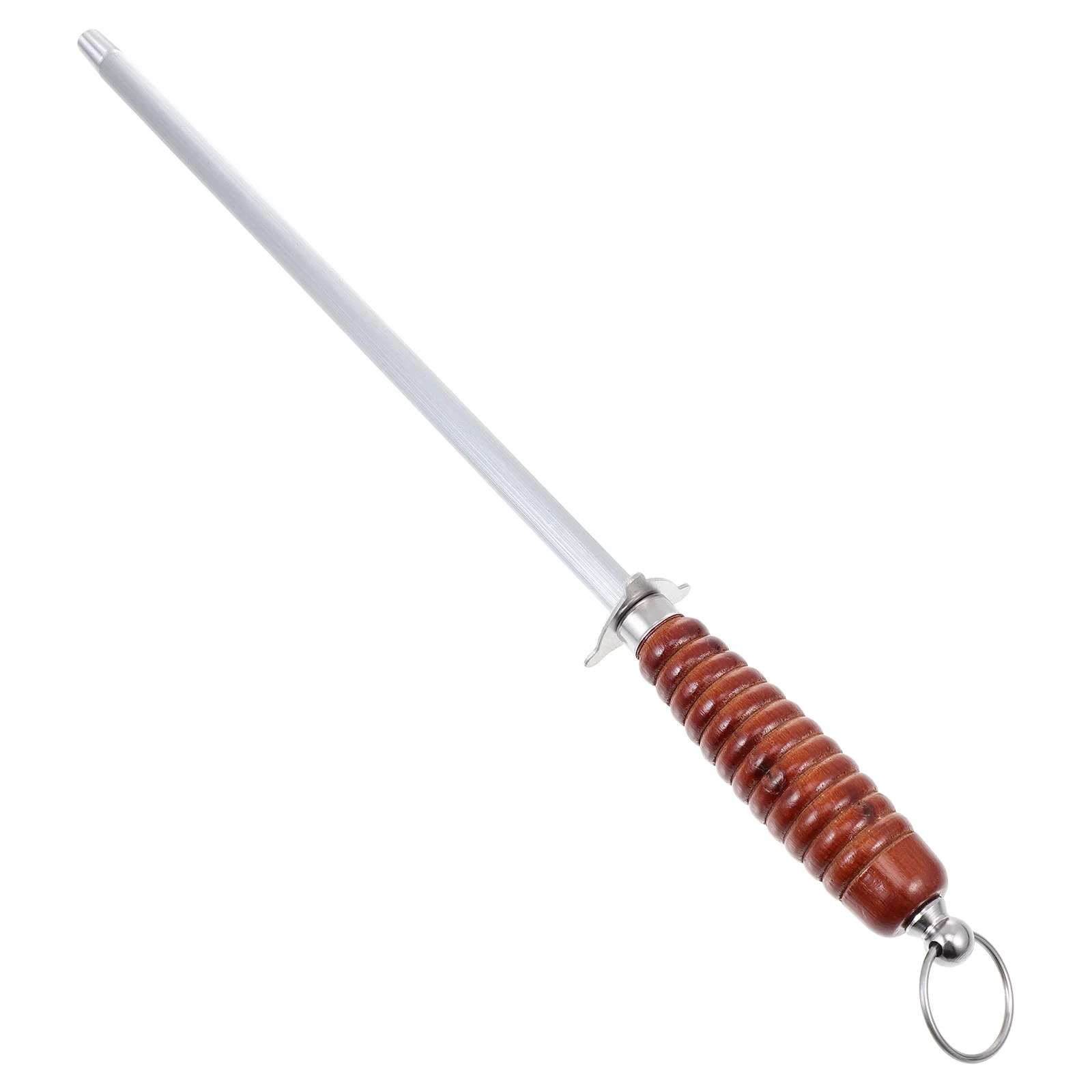 

Sharpener Chef Honing Rod Cutting Tool Stick Multi-functional Sharpener Kitchen Wood Handheld