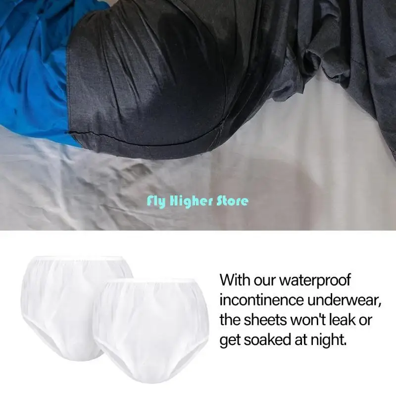 /성인용 누수 방지 기저귀 커버 팬티형 세탁 가능 기저귀 커버 팬츠