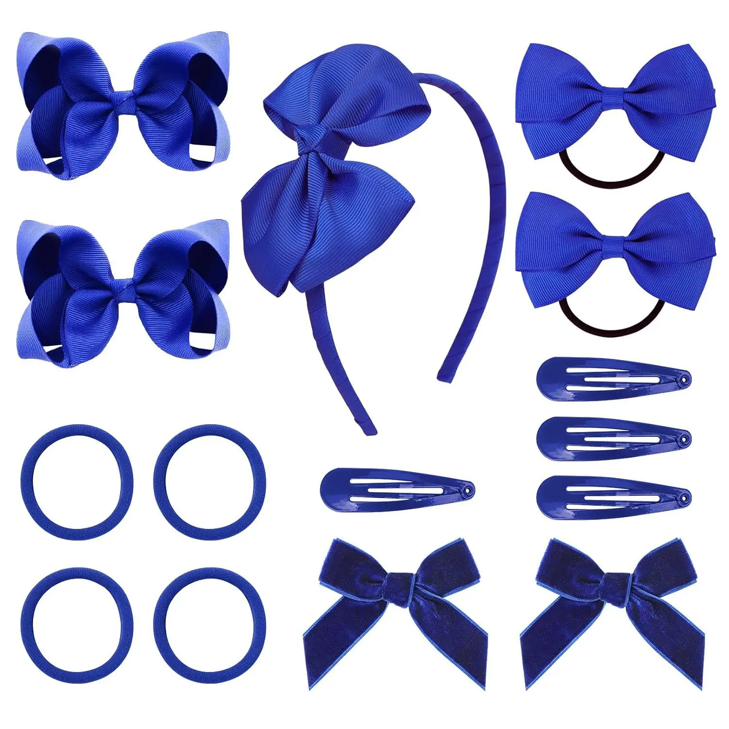 Nette Band Bogen Haarnadeln Haarbänder Set Kinder Mädchen Kinder Haar Seil Clips Pin Barrettes Zubehör Kopfbedeckung Kopfschmuck Ornament – Detail 10