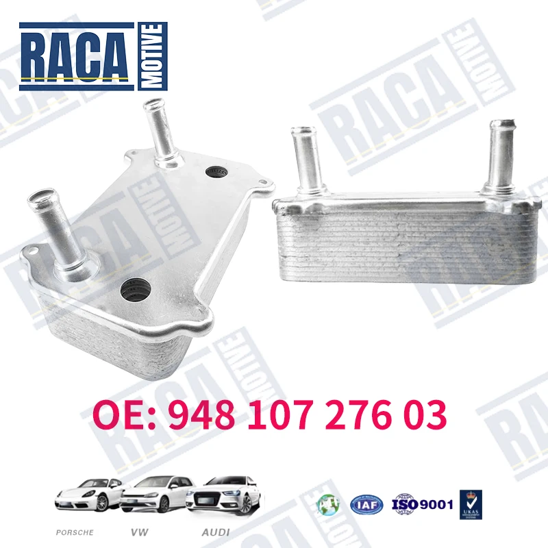 Coolant System Engine Oil Cooler Kit 94810727603 94810727602 For Porsche Cayenne Turbo 4.5L V8 9PA 955 4.5 2002-2010