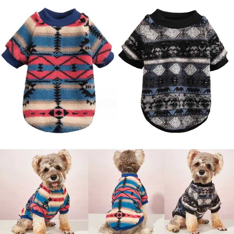 

Warm Dog Clothes Winter Clothes for Dogs Cats Clothing Chihuahua Cartoon Pet Sweater Costume Apparels for Small Dog Coats Jacket