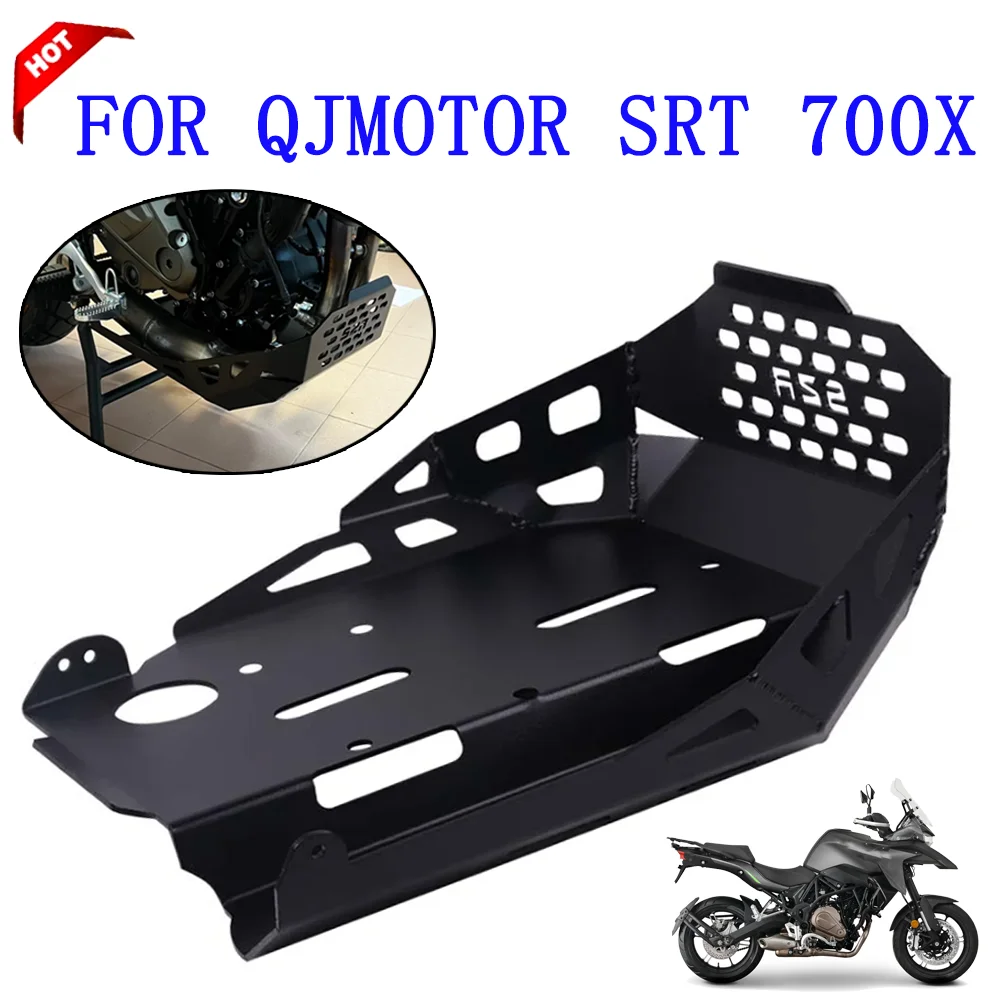 Piastra Paramotore In Alluminio Per QJMOTOR SRT 700X – Protezione Motore Robusta E Leggera