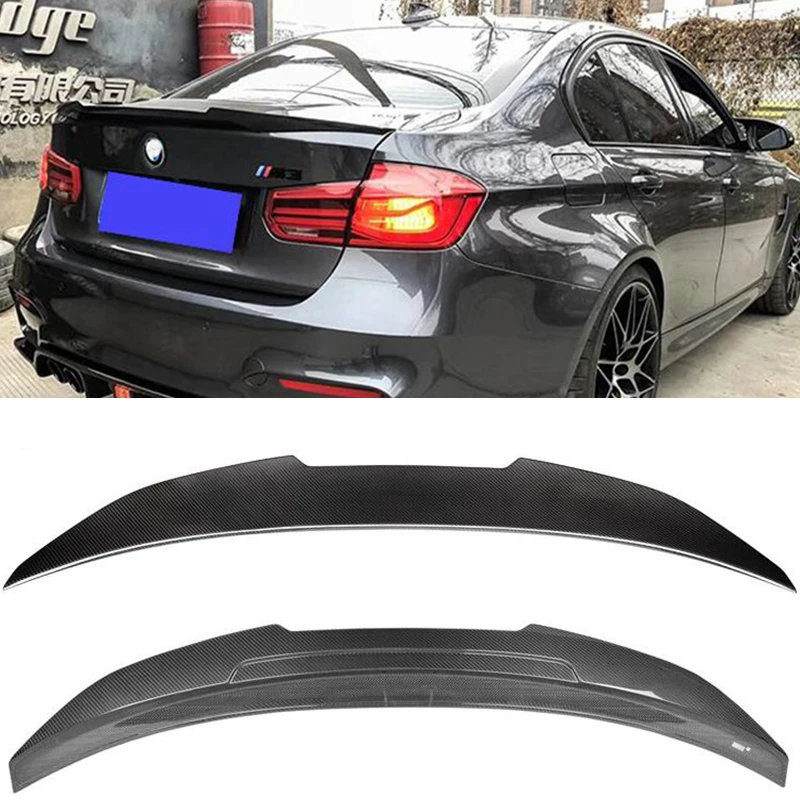

Задний спойлер из углеродного волокна для BMW M3 F80, аксессуары для багажника автомобиля, черный хвост, стиль PSM 2014-2020