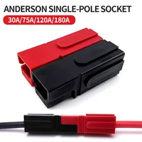 10/50/100/500 Pcs Plug 30A Amp 600V Power Marine Connector Pole For  Powerpole Interlocking Plug Terminals 1