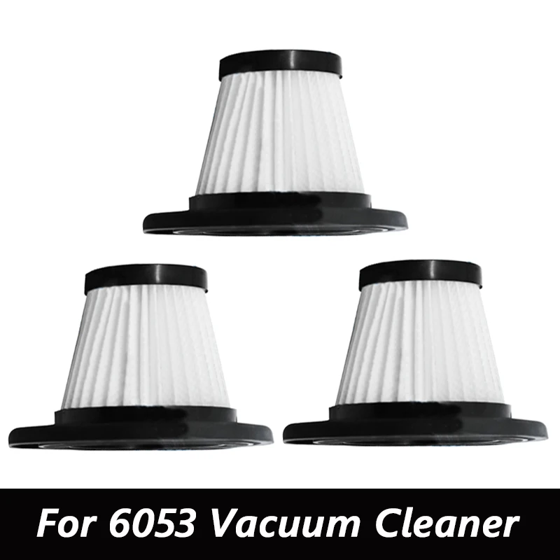 HEPA Filter for 6053 Vacuum Cleaner Replacements Accessories 3pcs