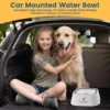 New Dog ABS Plastic Drinking Water Floating Bowl Non-Wetting Mouth Cat Bowl Without Spill Drinking Water Dispenser Dog Bowl 5