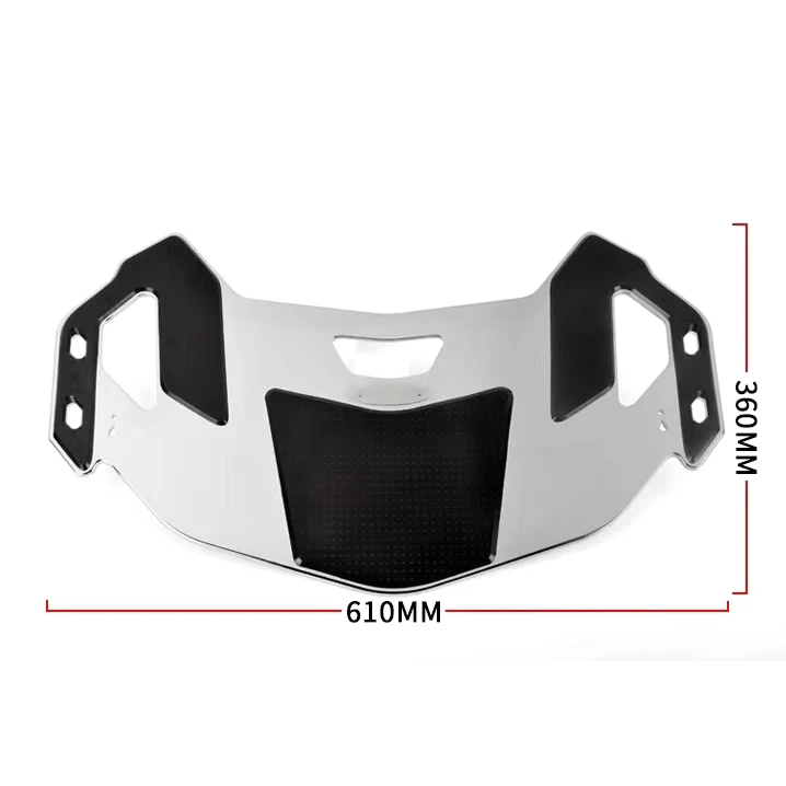 Panical Heck-Gepäckträger GL1800 Topcase-Trägersystem für Honda Gold Wing Tour 2021-2026 Chrom Schwarz – Detail 1