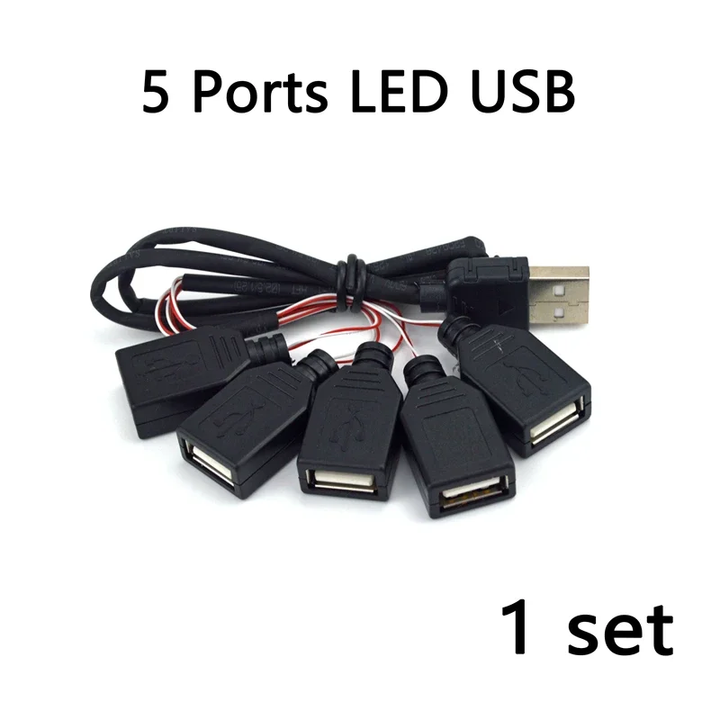 USB LED Mini Brick Building Block Lamp with Battery Box