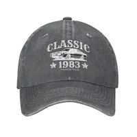 Custom Cotton Classic Car Year 1983 Baseball Cap Sports Men Women's Adjustable Dad Hat Summer 1