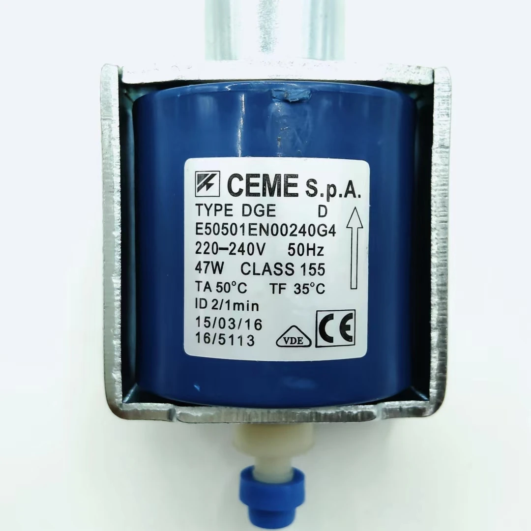 Italian CEME high-pressure electromagnetic pump E505 AC220-240V 50Hz 47W espresso machine water pump