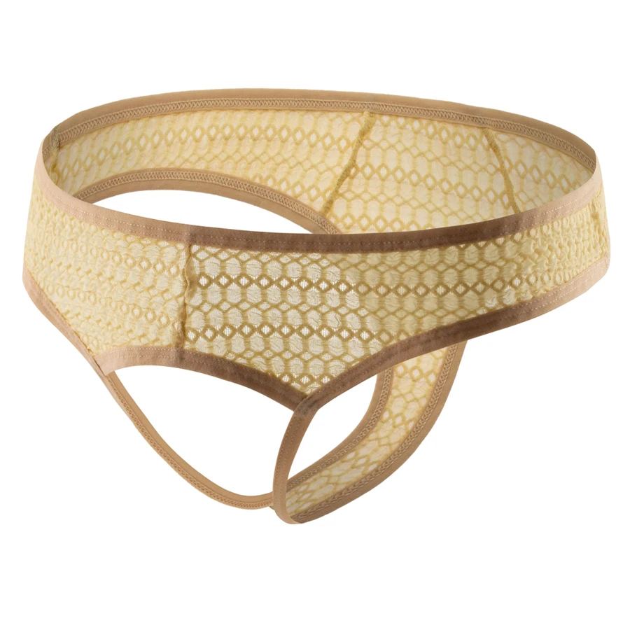 Crotchless Underwear Unisex Thong Men's Lace Panties Erotic Lingerie Slip Sex Costumes Low Waisted Underpants Sexy Nights Outfit