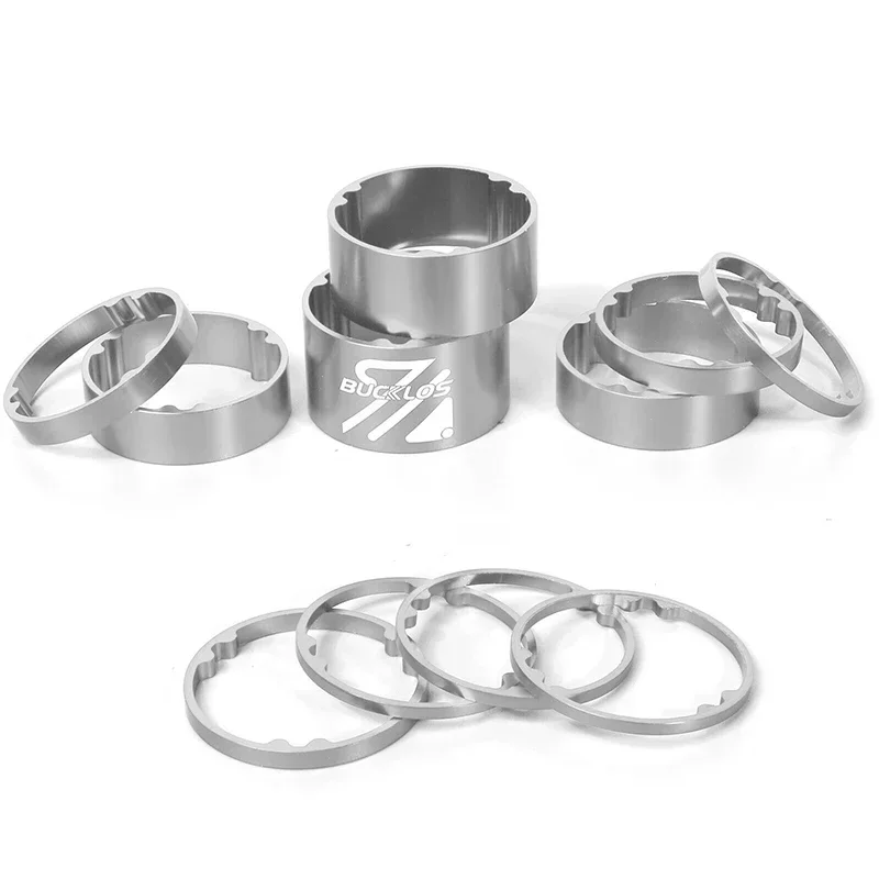 11PCS Headset Spacer Bike 1-1/8 Fork Stem Carbon Fiber Washer 20 15 10 5 3 2 Mm