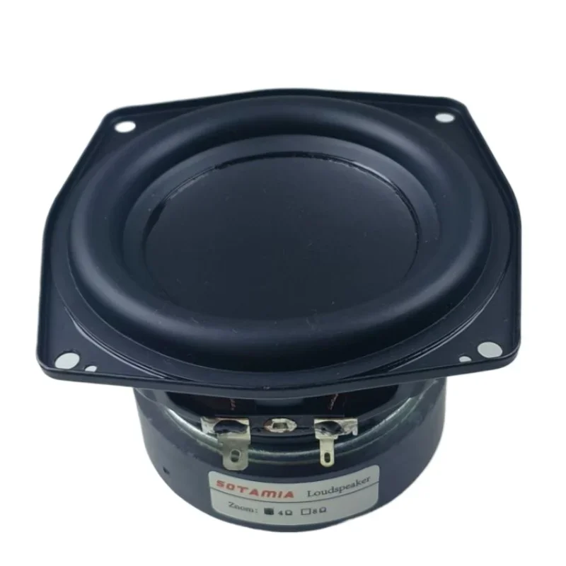 SOTAMIA 1Pcs 4 Inch Subwoofer Speaker 4 Ohm 40W High Power Hifi Audio Bluetooth Speaker Bookshelf Loudspeaker for JBL Boombox2