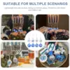 12/36Pcs Hanukkah Hanging Ball Ornaments Party Layout Decorations Festive Party Plastic Balls Christmas Tree Home Party Hanging 2