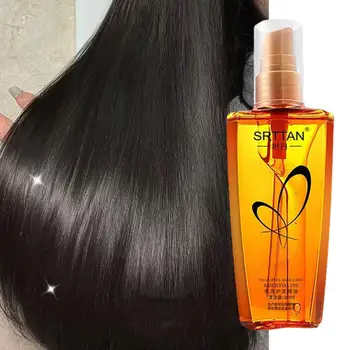 80ML Moroccan Argan Oil Hair Serum Lightweight Hair Oil Mist For Split Ends Frizzy Hair And Flyaways,Hair Oil Repair Gloss Shine 1