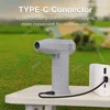 Mini Handheld High-volume Fan Multi-function High-speed Turbine Charging Suitable for Dust Removal/Snow Blowing/Pet Hair Dryer 6