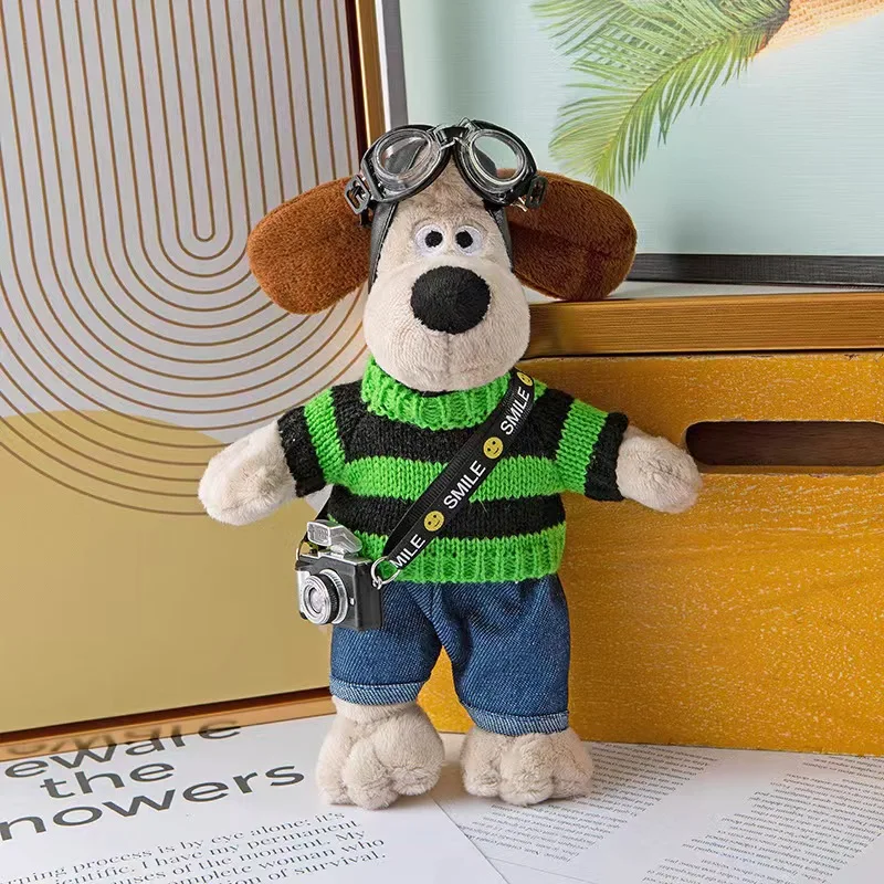 thumbnail image 1 of Nuevo protector de hombro para cinturón de seguridad de coche de peluche de Wallace y Gromit, bonito muñeco de peluche ajustable de dibujos animados, accesorios de decoración para coche, regalo, 1 of 5