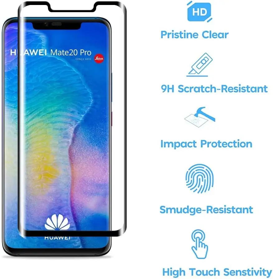 Premium 9H Curved Edge Tempered Glass Screen Protector