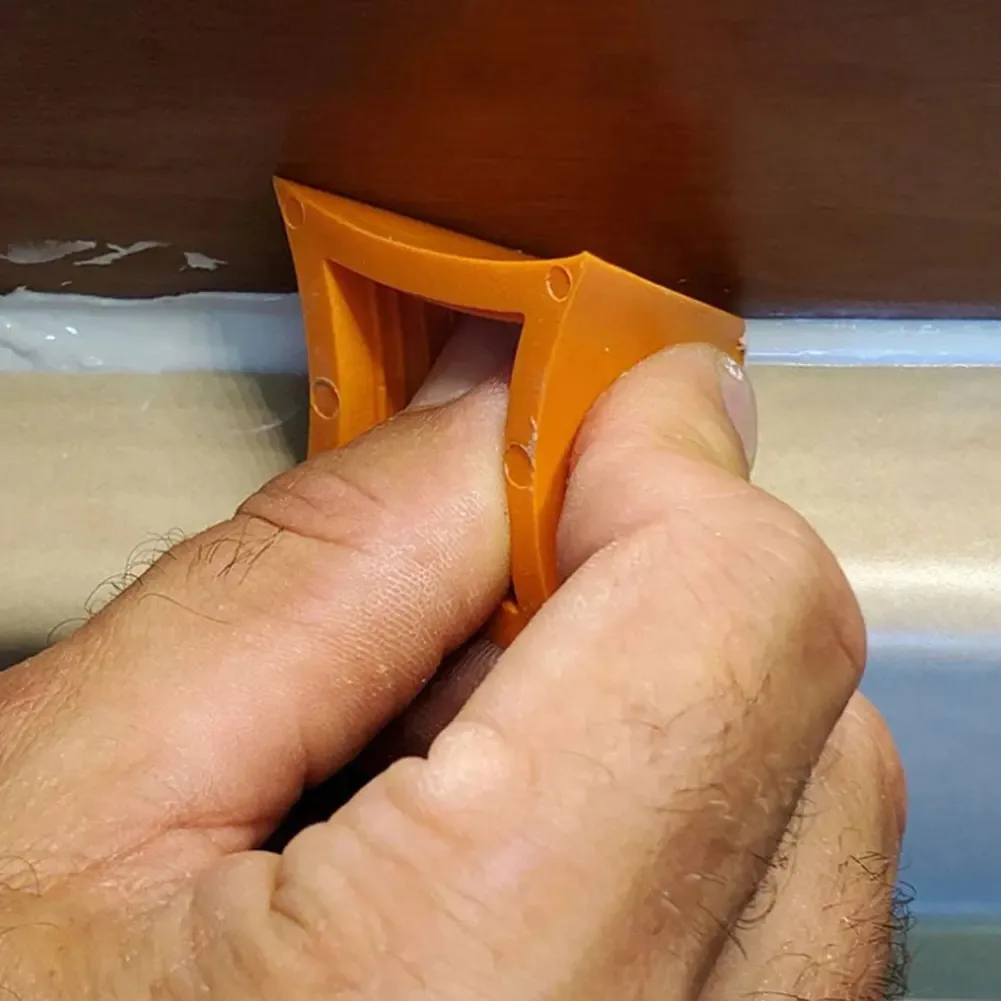 Silicone Caulking Tool Reusable Caulk Finishing Tool Caulk Smoothing Tool Caulking Applicator for Tile Window Grout Edge Removal 3