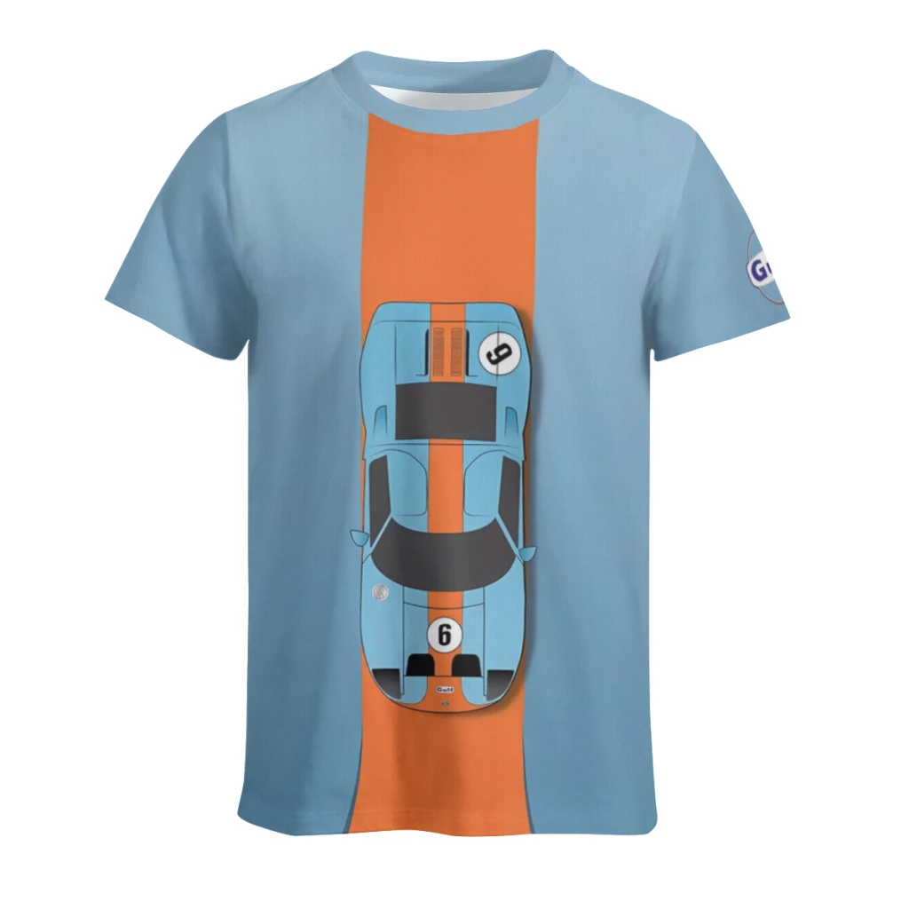 thumbnail image 1 of Camiseta de manga corta con cuello redondo de verano nueva de Gulf para hombre, 1 of 4