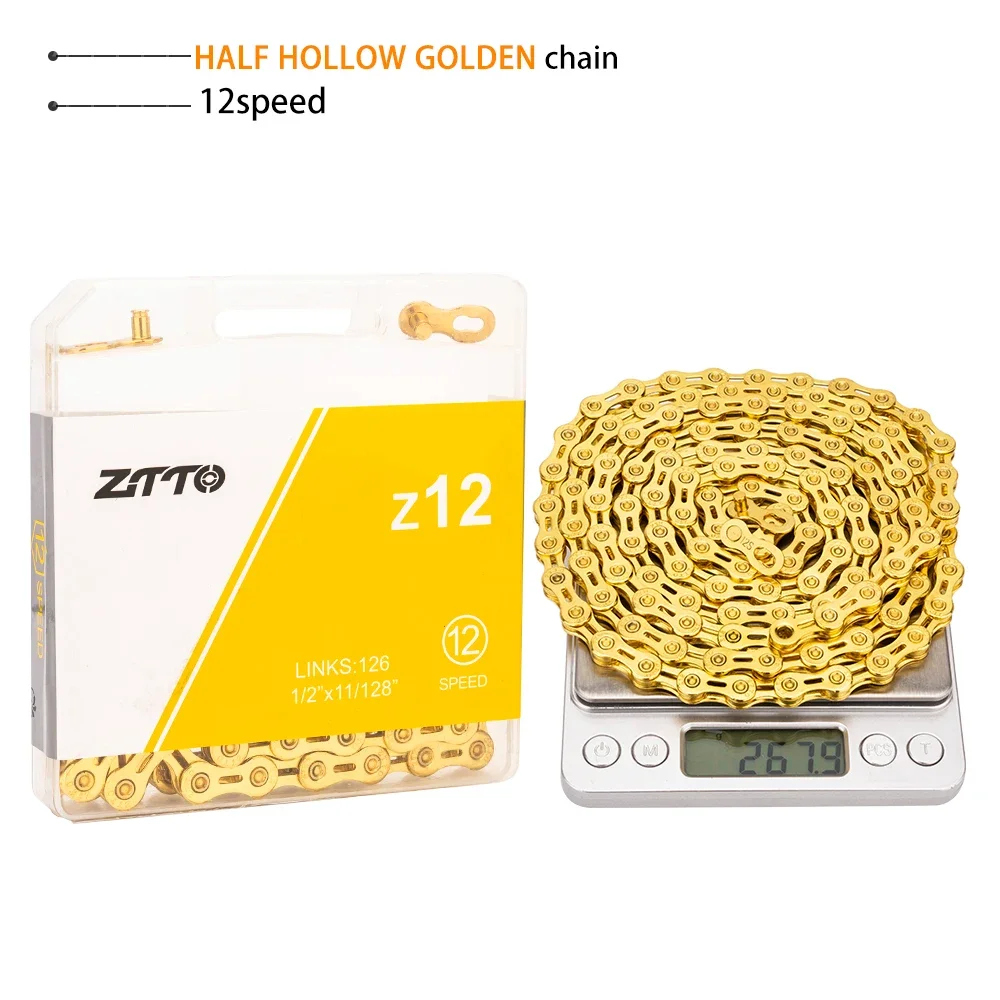 ZTTO 12 Speed Chain MTB, 126L 126 Links 1X12 System Power Lock Connector With Missing Link For Mountain Road Bicycle 12s - Image 6