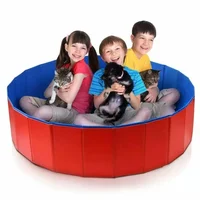Round Oxford Cloth Bathtub Water Toy Inflatable Foldable Sand Table Tray Children's Magic Sand Table Swimming Pool 1