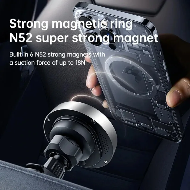 Magnetic Wireless Charger For iPhone Car