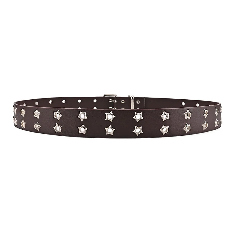 Cinto de metal para homem e mulher minimalista com fivela_voghion.com