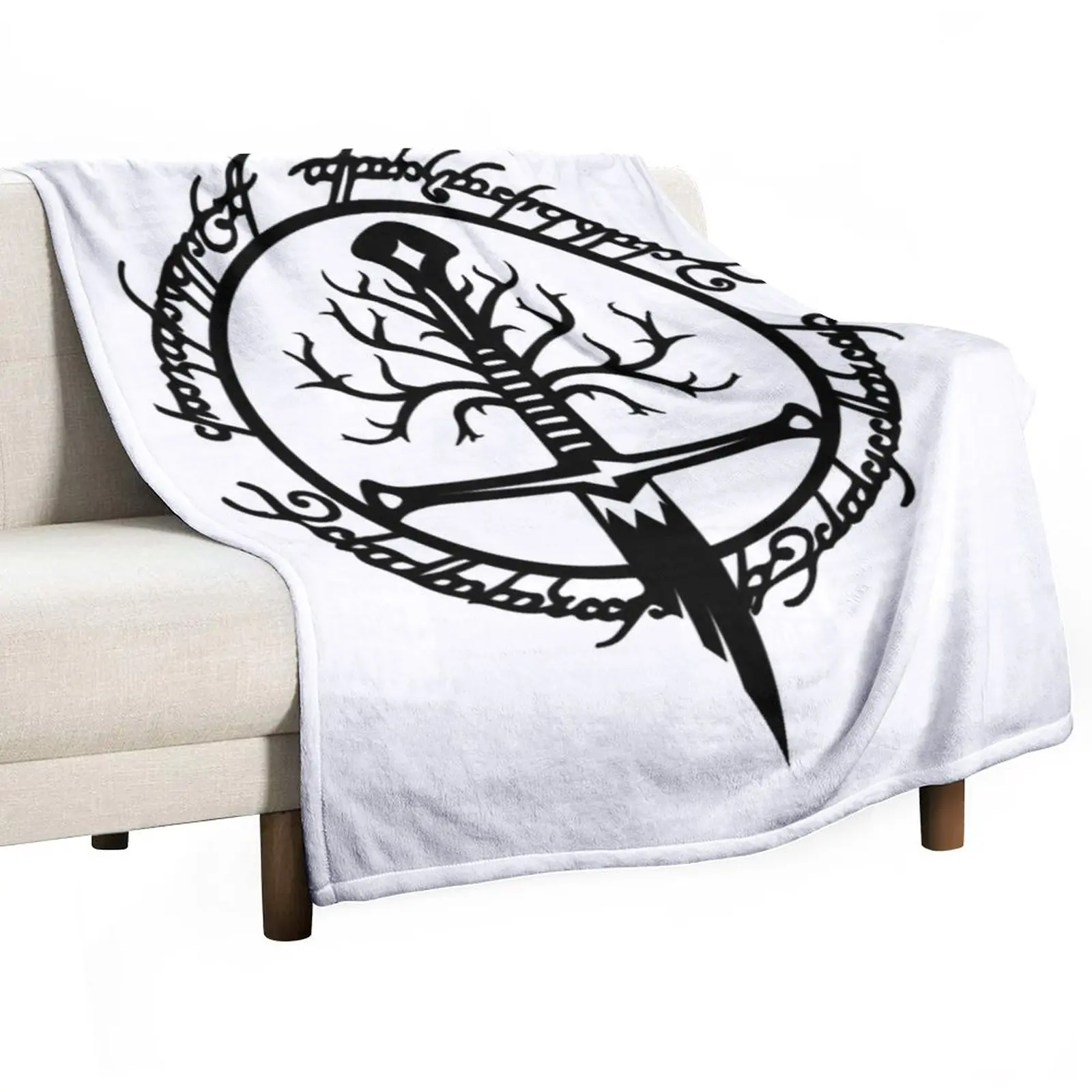 

Lord of the ring Throw Blanket Decorative Blankets Moving Blanket Hairy Blanket Decorative Sofa Blanket