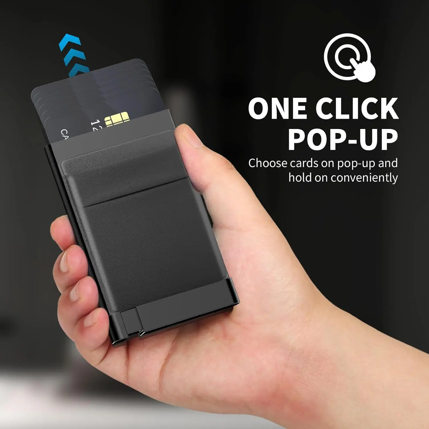 Slim Aluminum Pop-up Wallet Custom Bank Card Holder Credit Card wallet,card holders