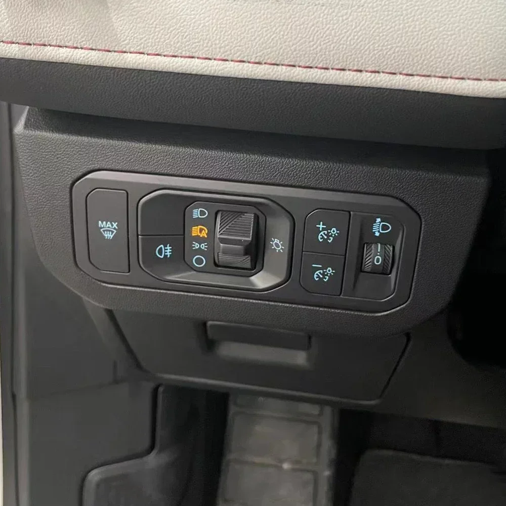 

Automatic Headlight Switch Light Adjustment Panel Front and Rear Fog Light Switch Buttons for Ford Mondeo EVOS 2022 Accessories
